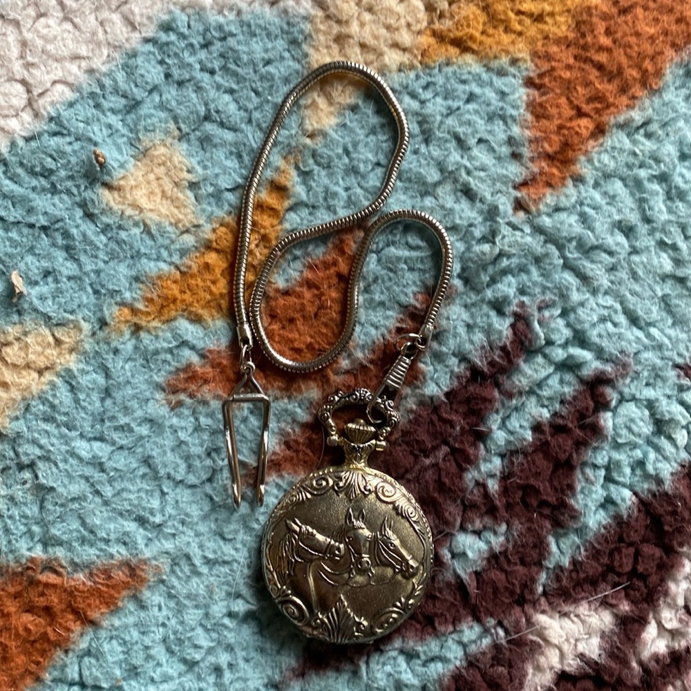Horse pocket watch